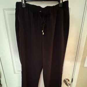 Vince Camuto drawstring Pants with Gold Logo